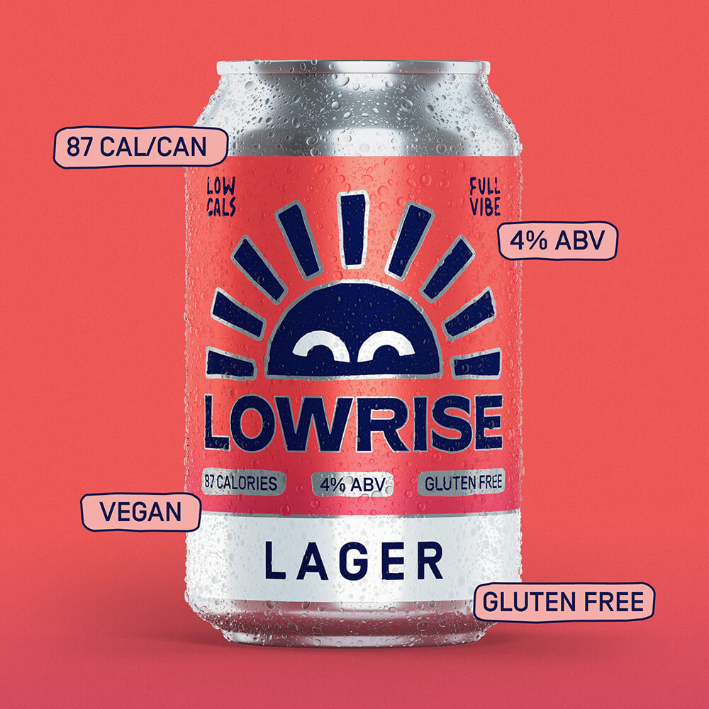 Lowrise Lager Cans