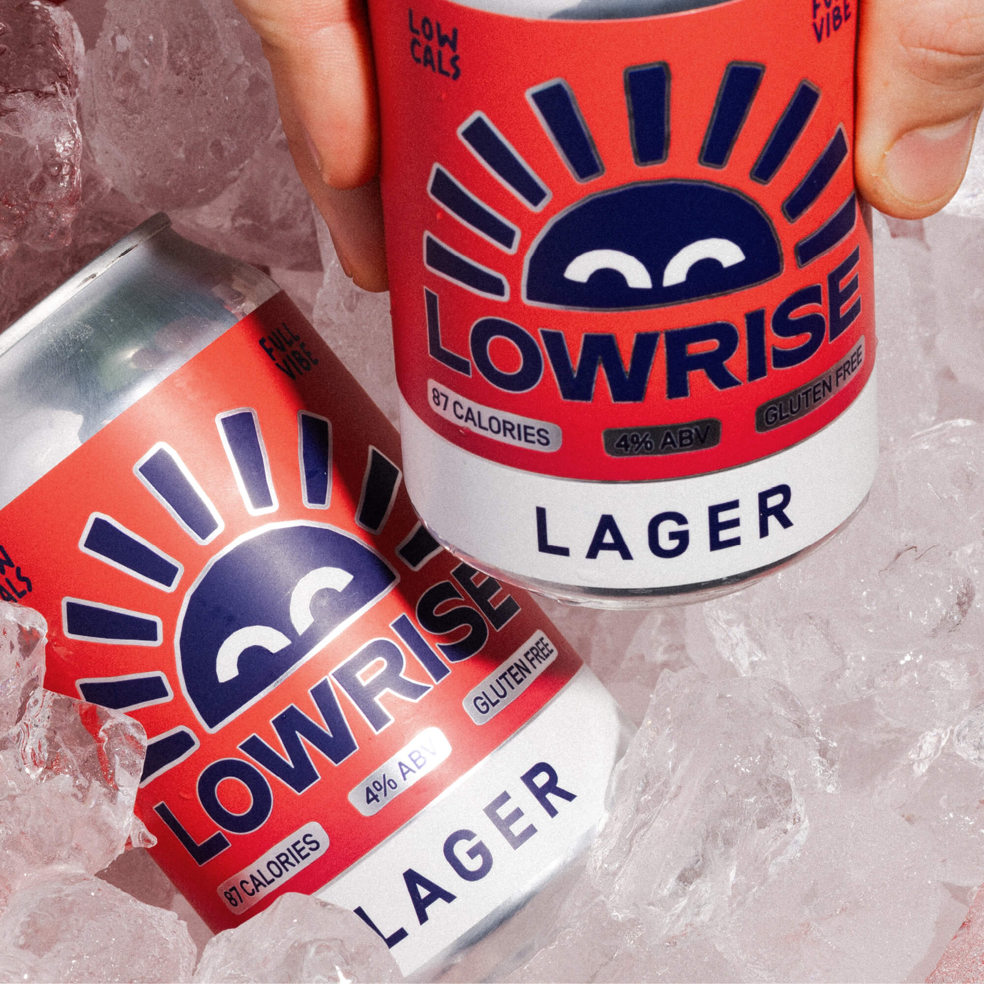 Lowrise Lager Cans